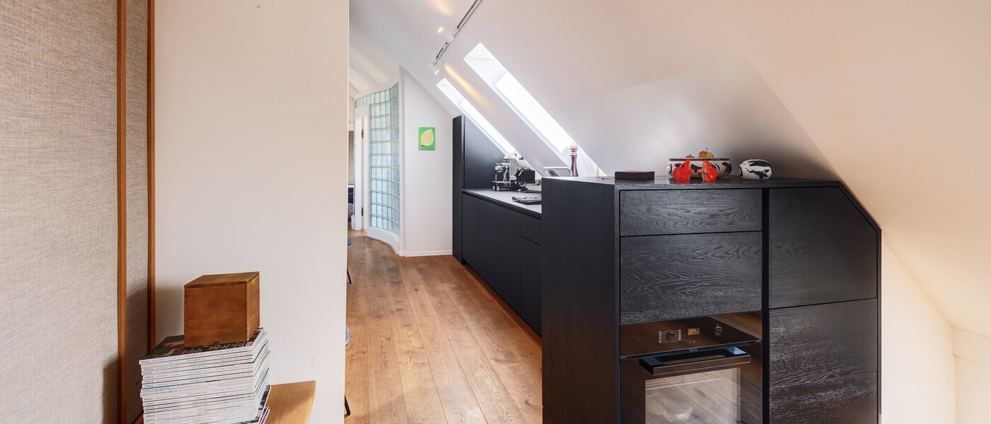 appartement avec terrasse sur le toit München Haidhausen 06 cuisine 14748