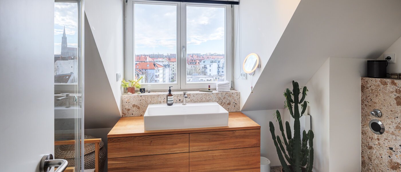 appartement avec terrasse sur le toit München Haidhausen 02 salle de bain 14748