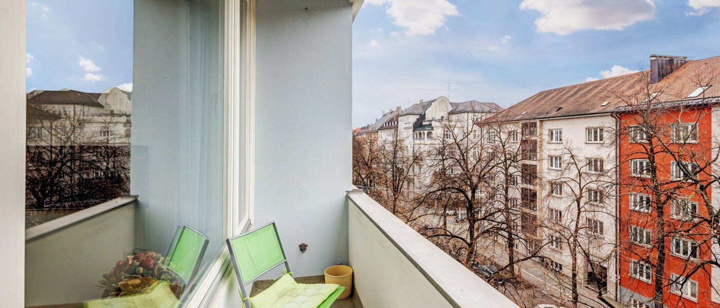 studio München Schwabing-West (rund um den Hohenzollernplatz) 01 balcon 14754