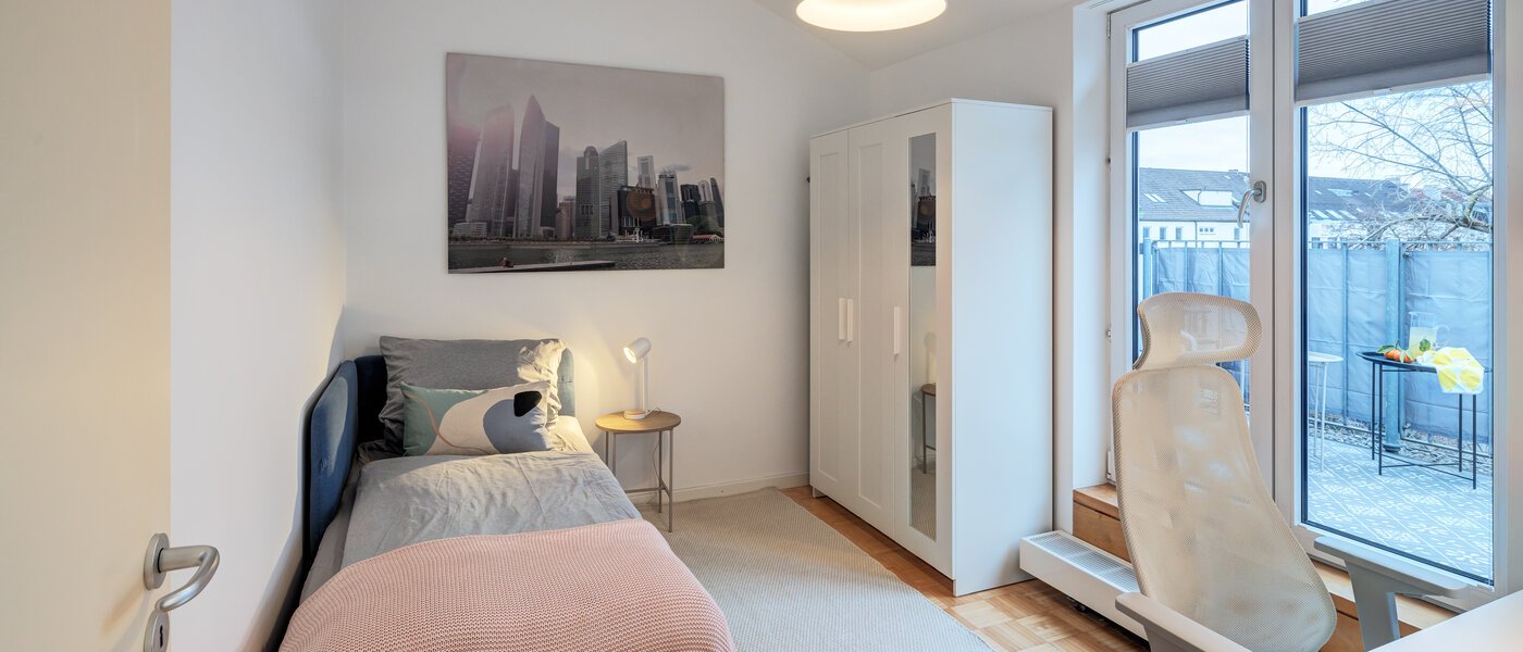 appartement avec terrasse sur le toit München Maxvorstadt 01 2ième chambre 14758