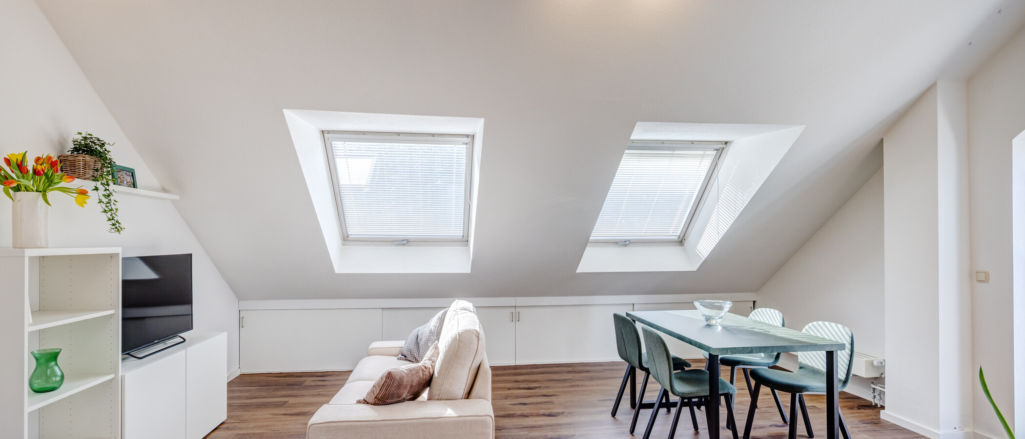 appartement avec mezzanine München Waldtrudering 02 pièce à vivre 14759