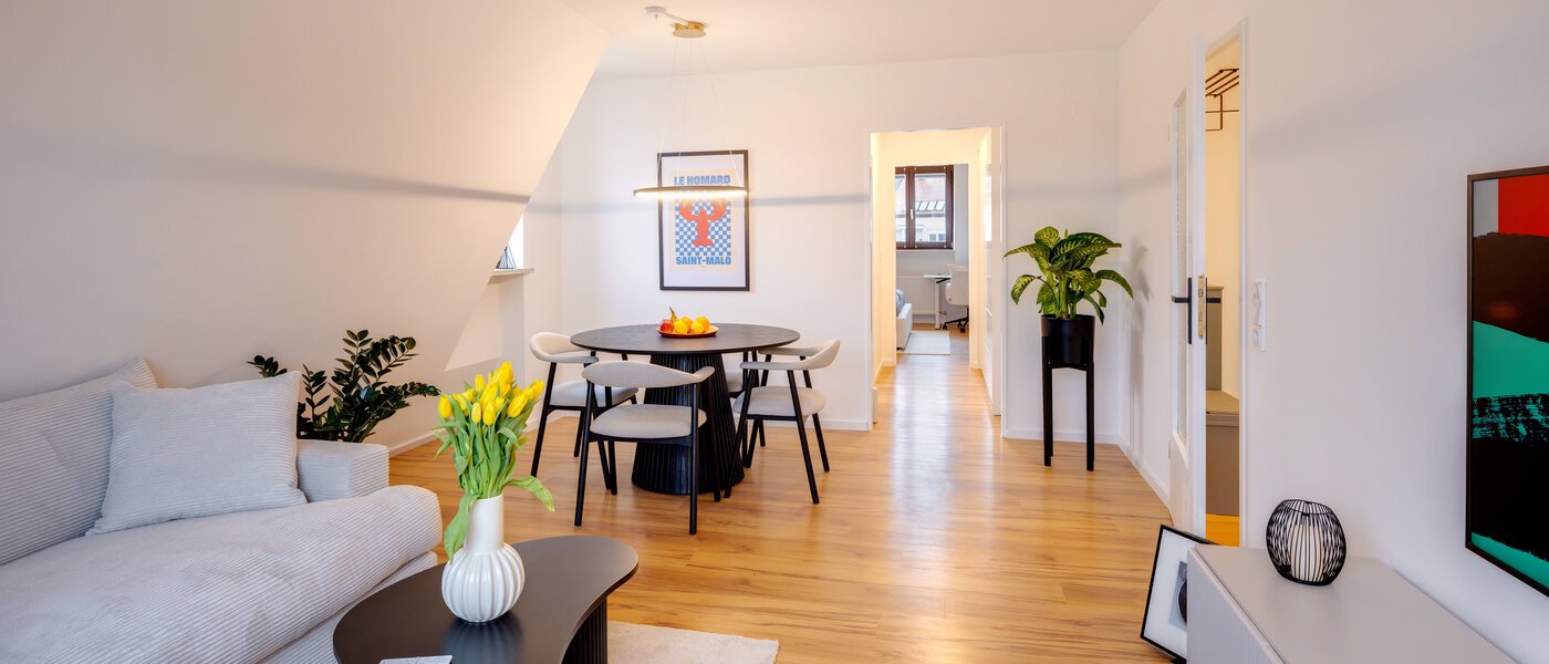 appartement sous les toits München Isarvorstadt 01 pièce à vivre 14762