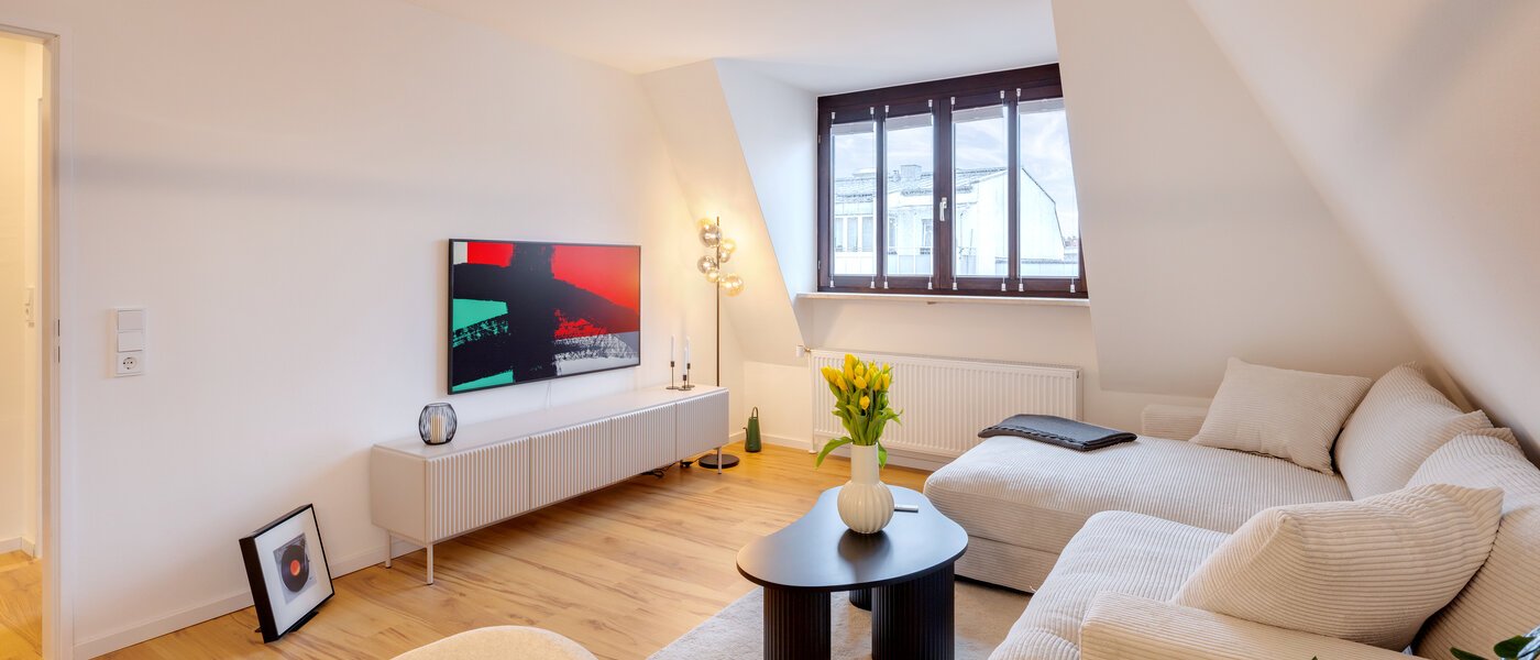 appartement sous les toits München Isarvorstadt 03 pièce à vivre 14762