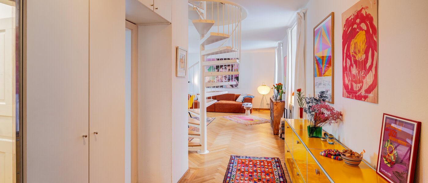 appartement style maisonnette München Schwabing-West 01 entrée/couloir 14766