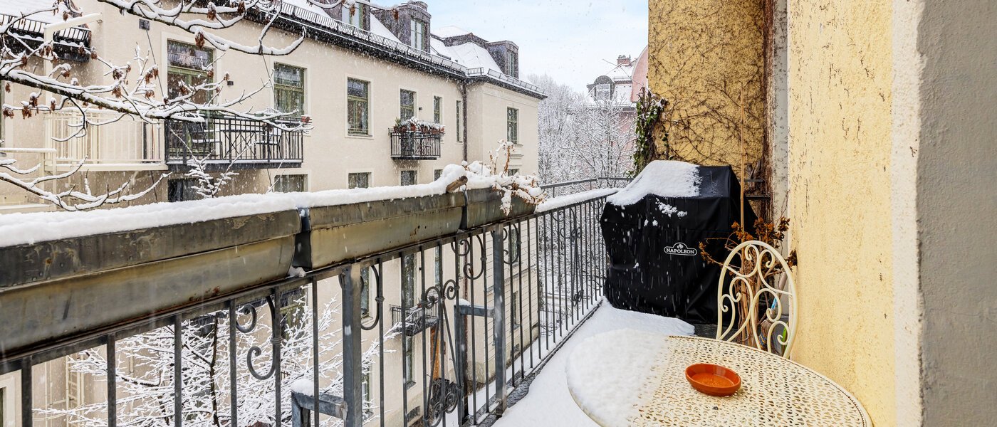 appartement style maisonnette München Schwabing-West 02 balcon 14766