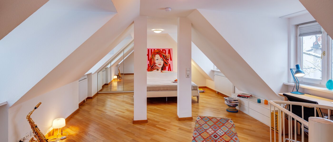 appartement style maisonnette München Schwabing-West 01 chambres 14766