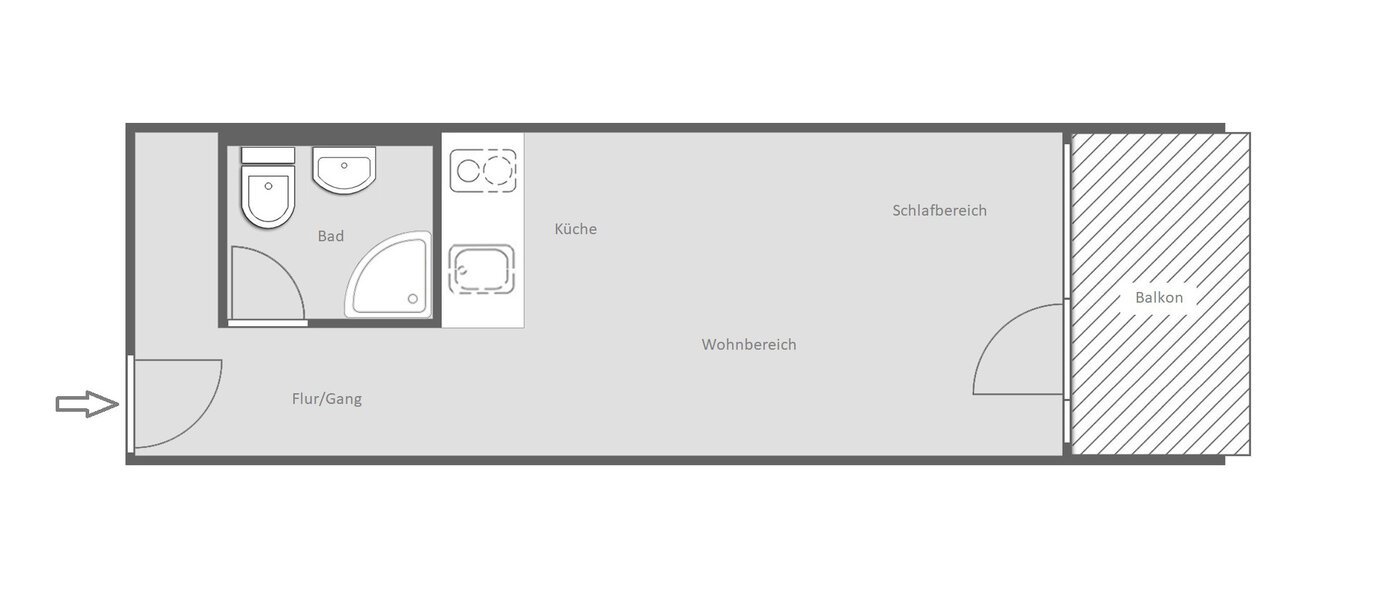 appartement München Haidhausen 01 plan d'étage 14768