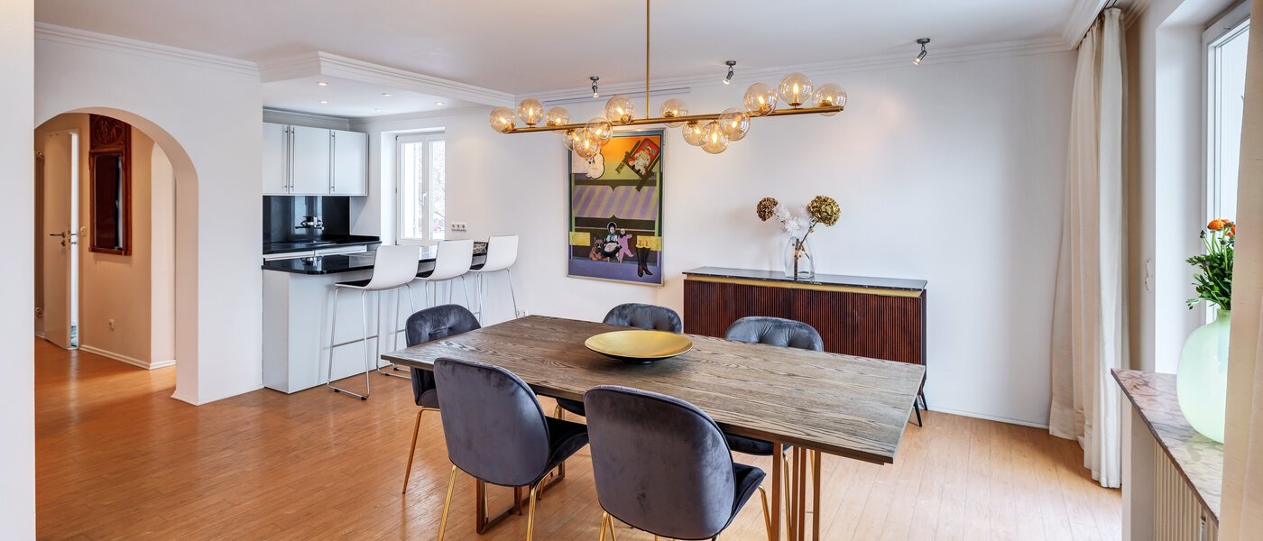 appartement München Nymphenburg 03 salle à manger 14770