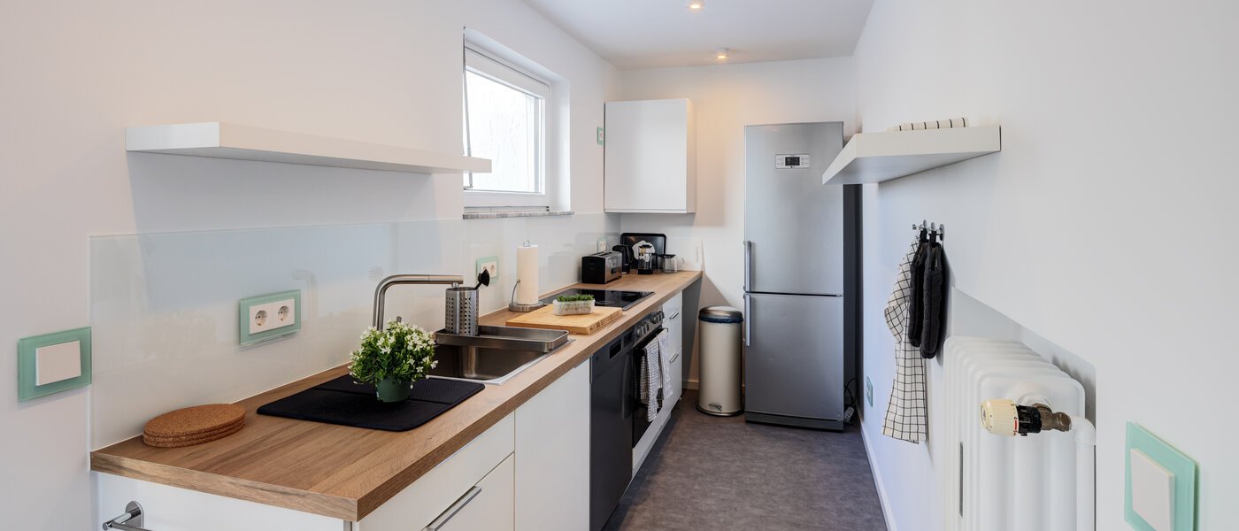 appartement avec terrasse sur le toit München Nymphenburg 01 cuisine 14775