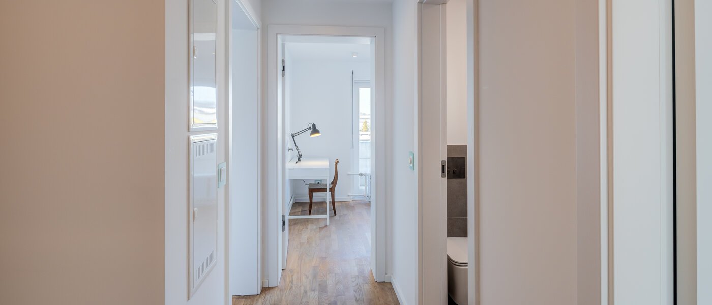 appartement avec terrasse sur le toit München Nymphenburg 02 entrée/couloir 14775