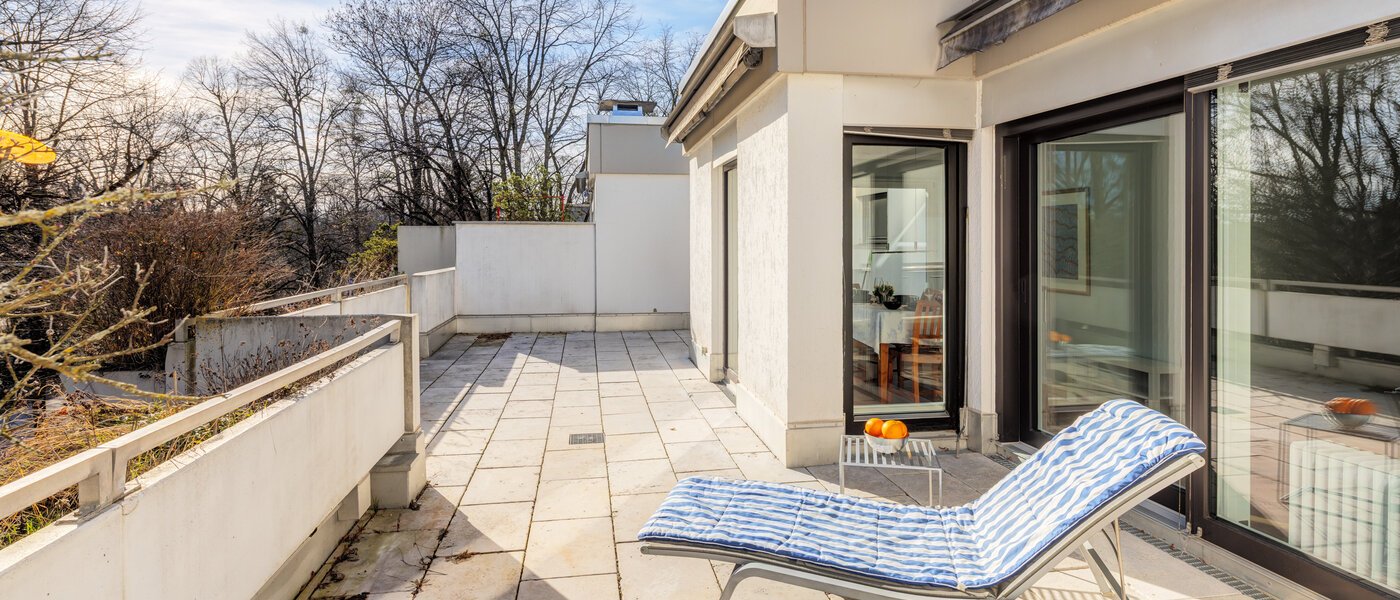 appartement avec terrasse sur le toit München Nymphenburg 03 1ére terrasse sur le toit 14775