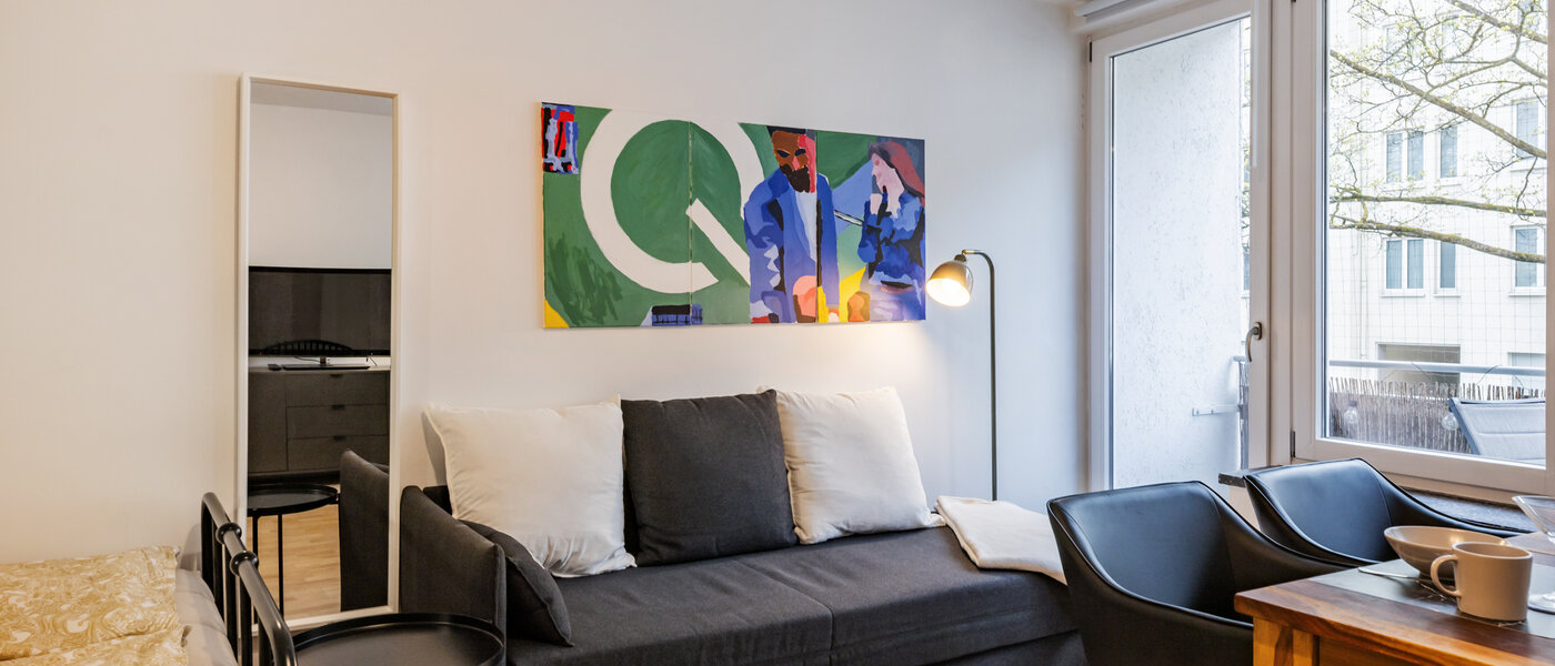 appartement München Schwabing-West (rund um den Hohenzollernplatz) 04 pièce à vivre 14776