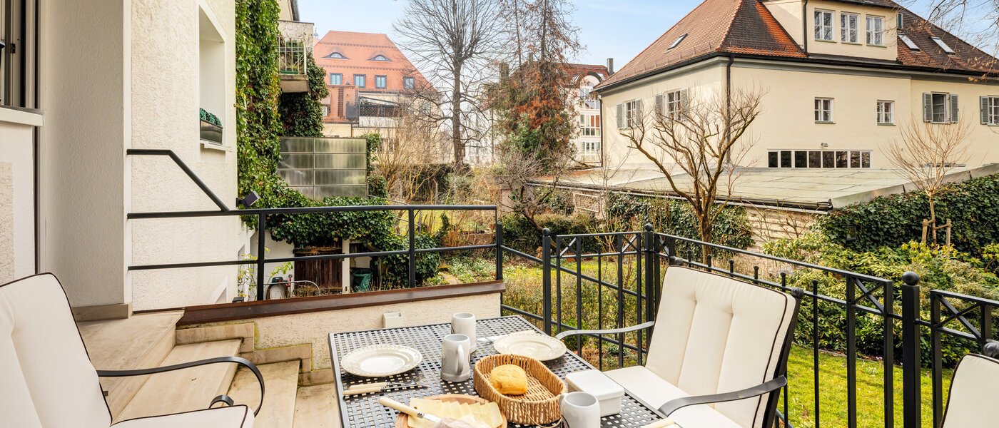 maison mitoyenne München Schwabing 01 loggia 14779