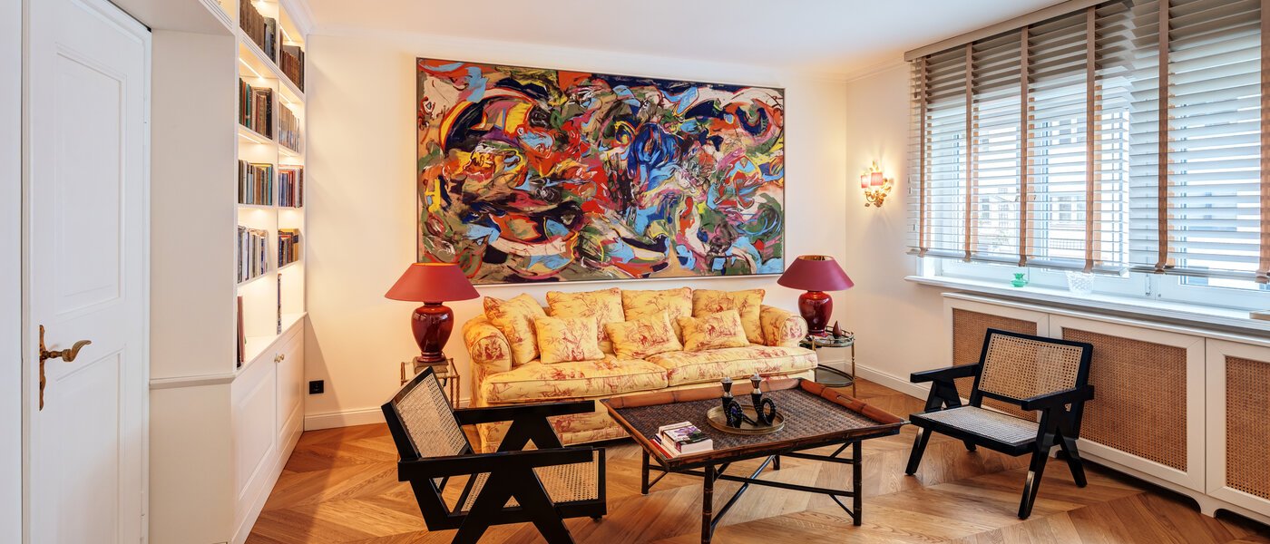 maison mitoyenne München Schwabing 01 Bibliothèque 14779