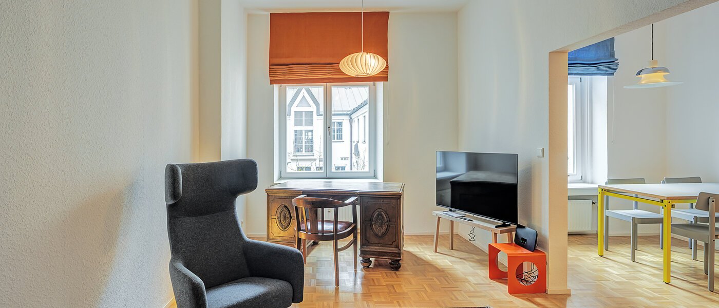 appartement München Glockenbachviertel 01 pièce à vivre 14780