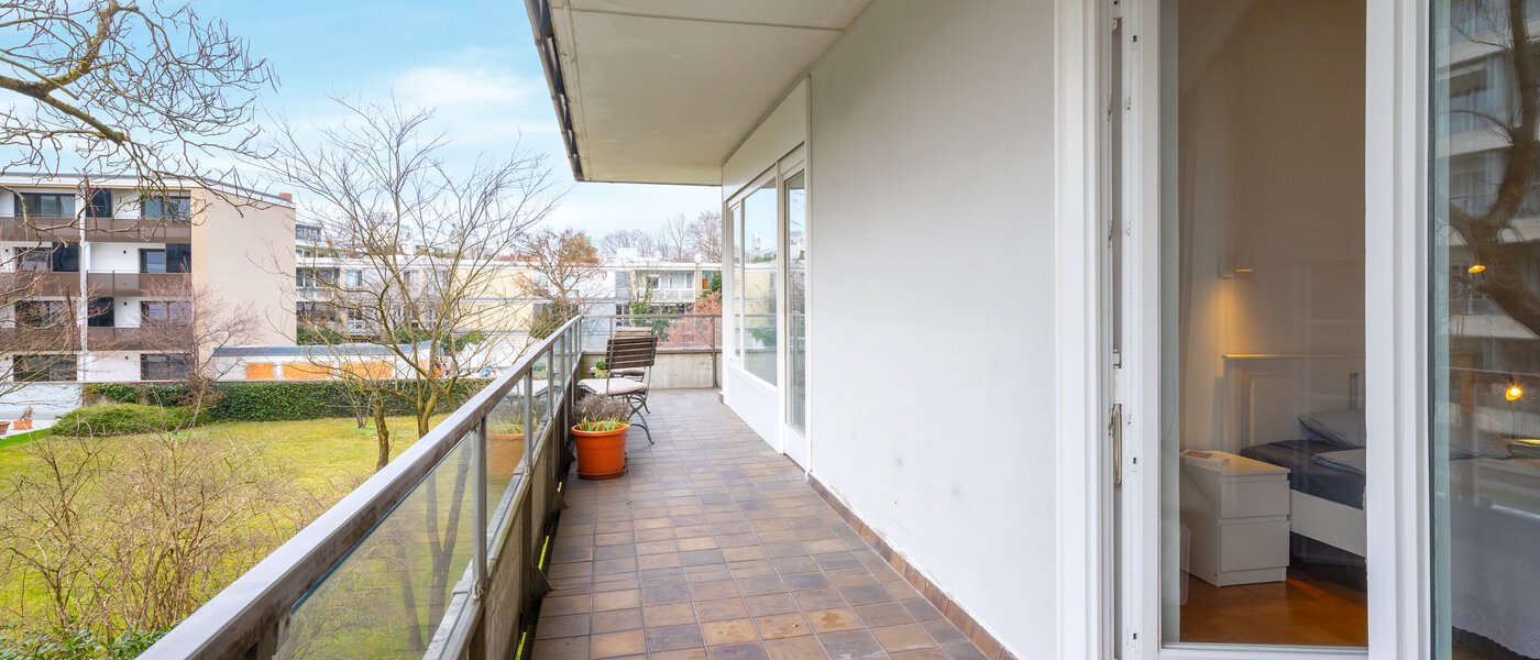 appartement München Schwabing (rechts der Leopoldstraße) 02 balcon 14781