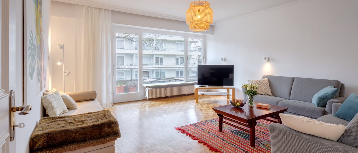 appartement München Schwabing (rechts der Leopoldstraße) 03 salle de séjour 14781