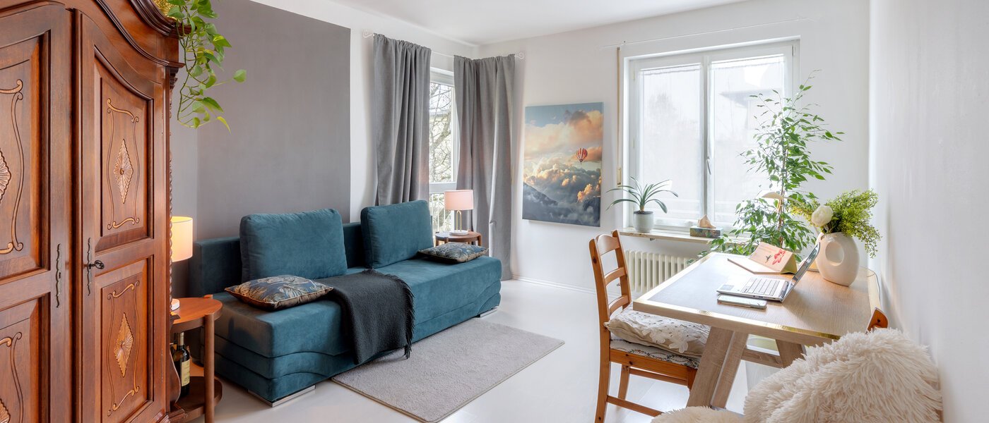 appartement München Obermenzing 01 Bureau/Chambre d’amis 14782