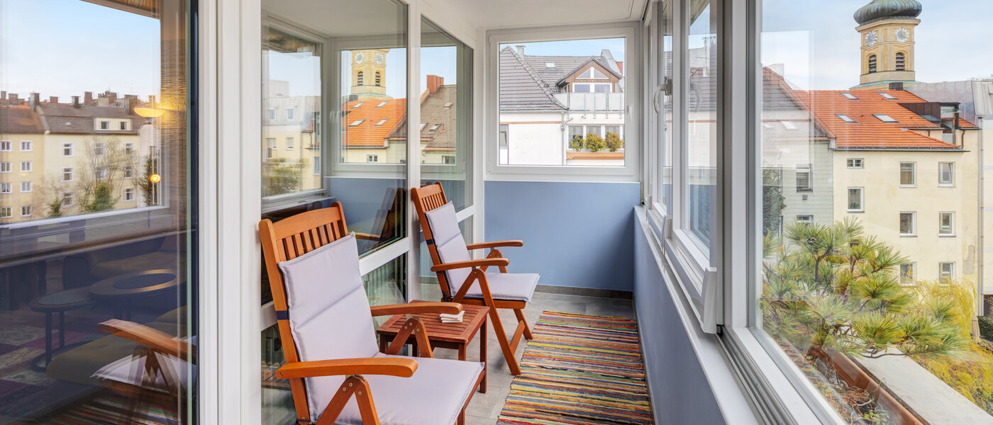 appartement München Mittersendling 01 loggia 14783