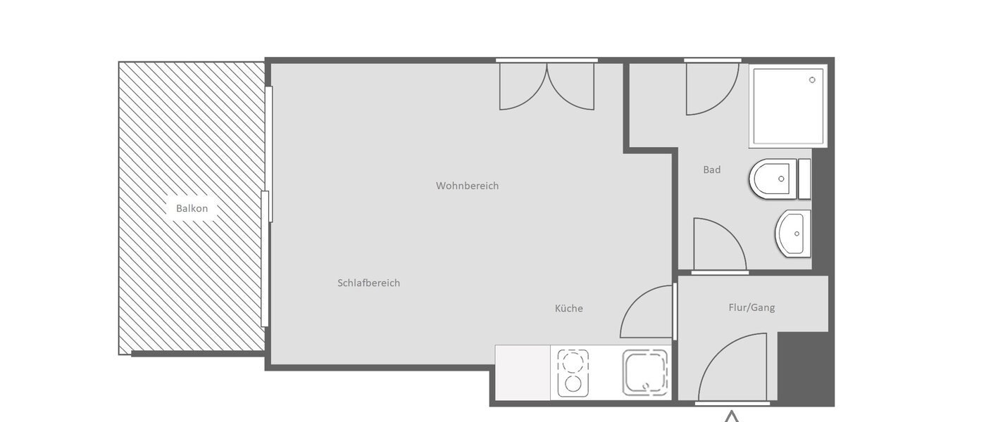 appartement München Aubing 01 plan d'étage 14786