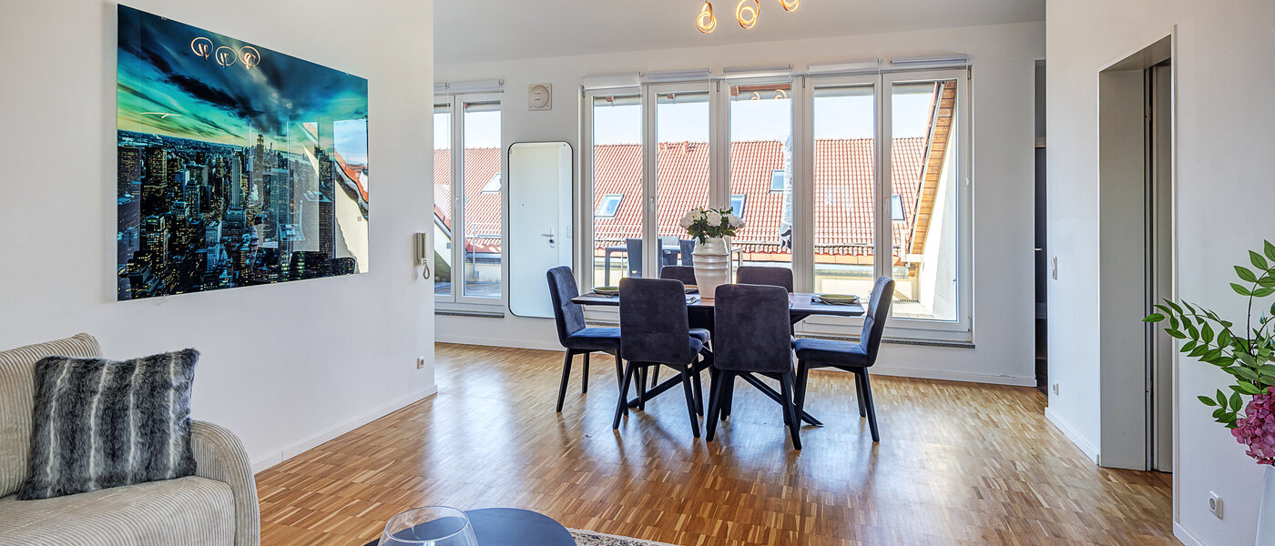 appartement avec terrasse sur le toit Aschheim 02 pièce à vivre 14787