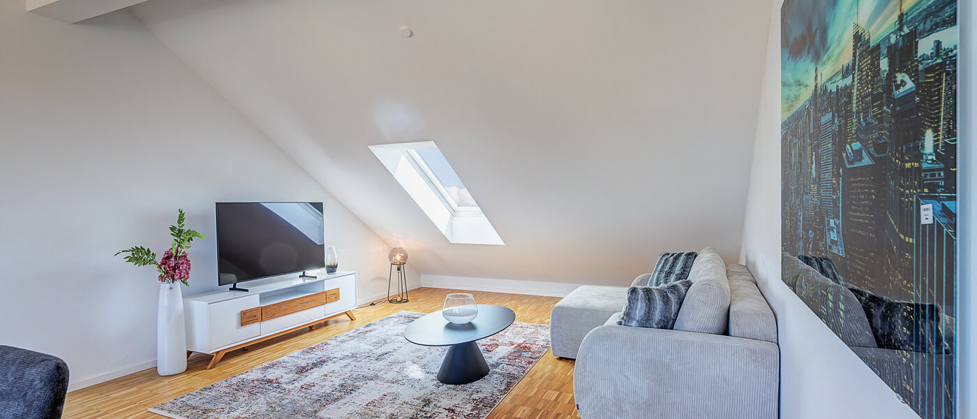 appartement avec terrasse sur le toit Aschheim 04 pièce à vivre 14787