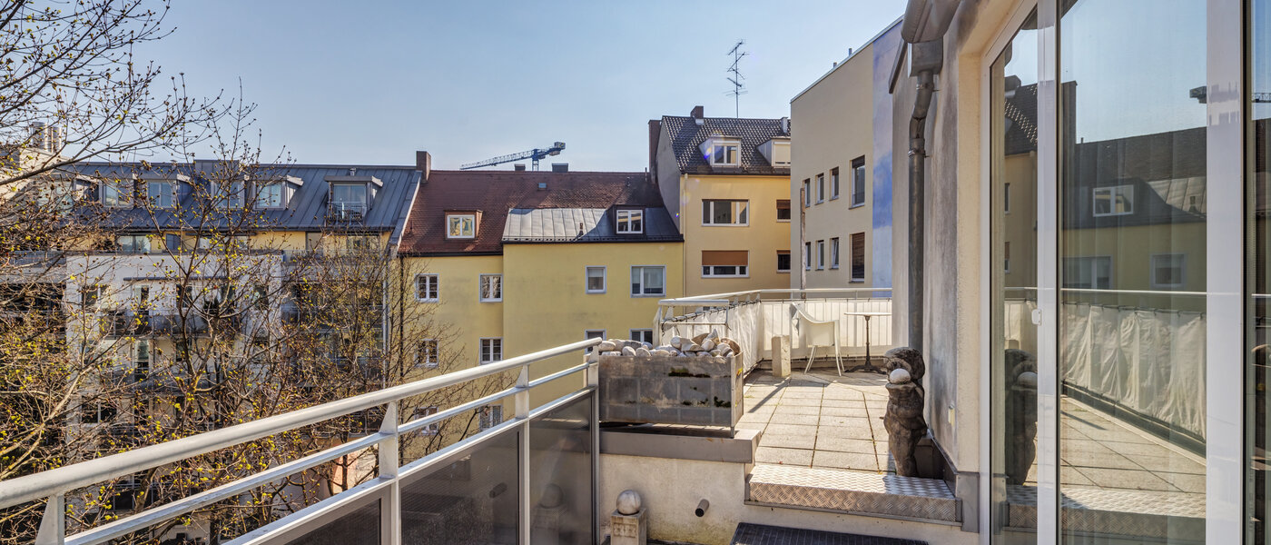 appartement München Maxvorstadt - Universitätsviertel 02 balcon 14794