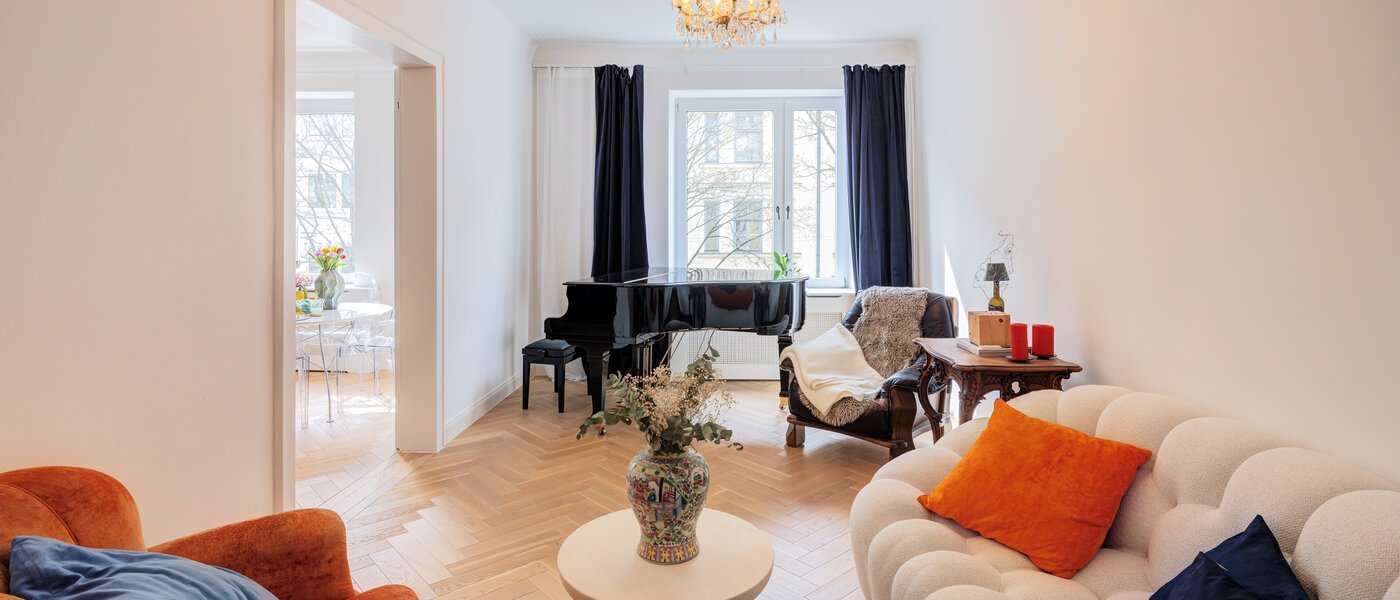 appartement München Schwabing-West (rund um den Hohenzollernplatz) 01 pièce à vivre 14795