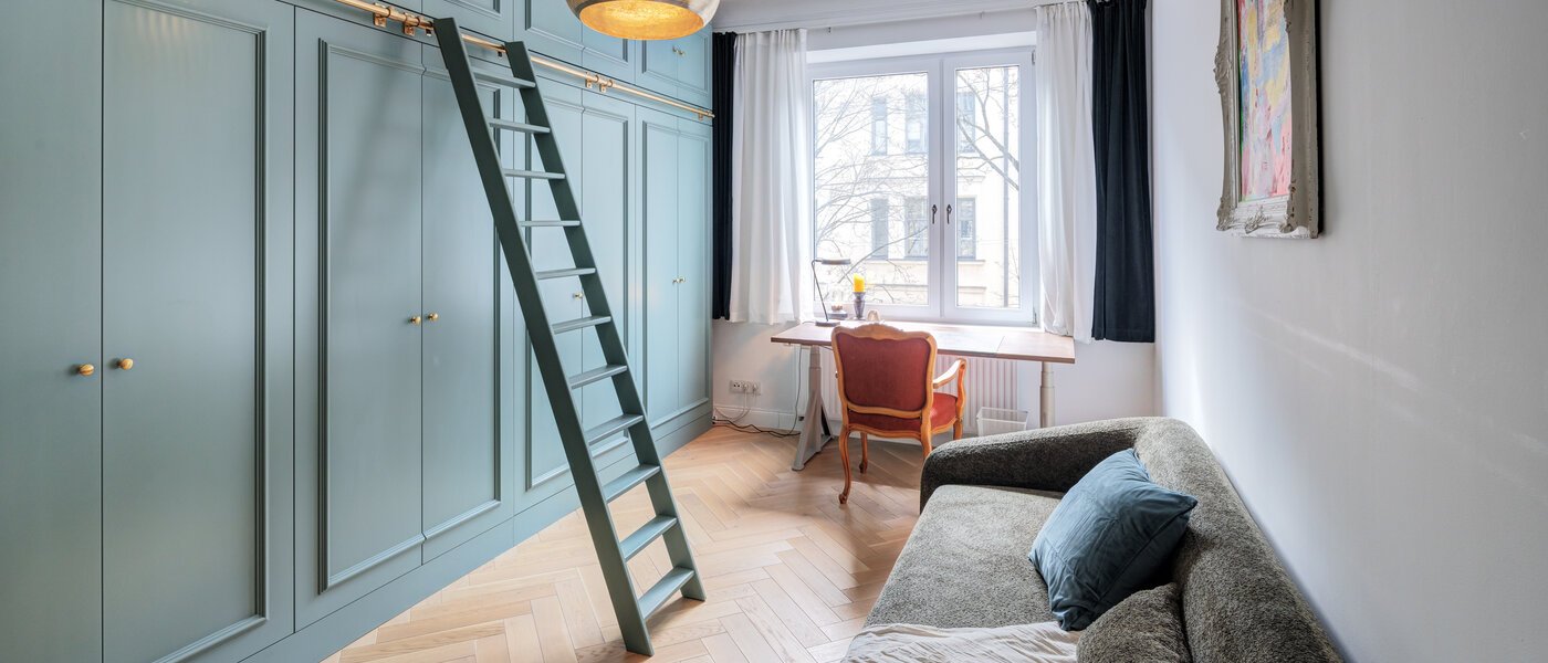 appartement München Schwabing-West (rund um den Hohenzollernplatz) 01 Bureau/Chambre d’amis 14795