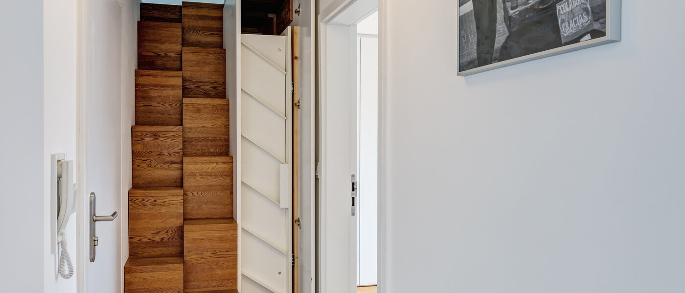 appartement avec terrasse sur le toit München Moosach 01 entrée/couloir 14797