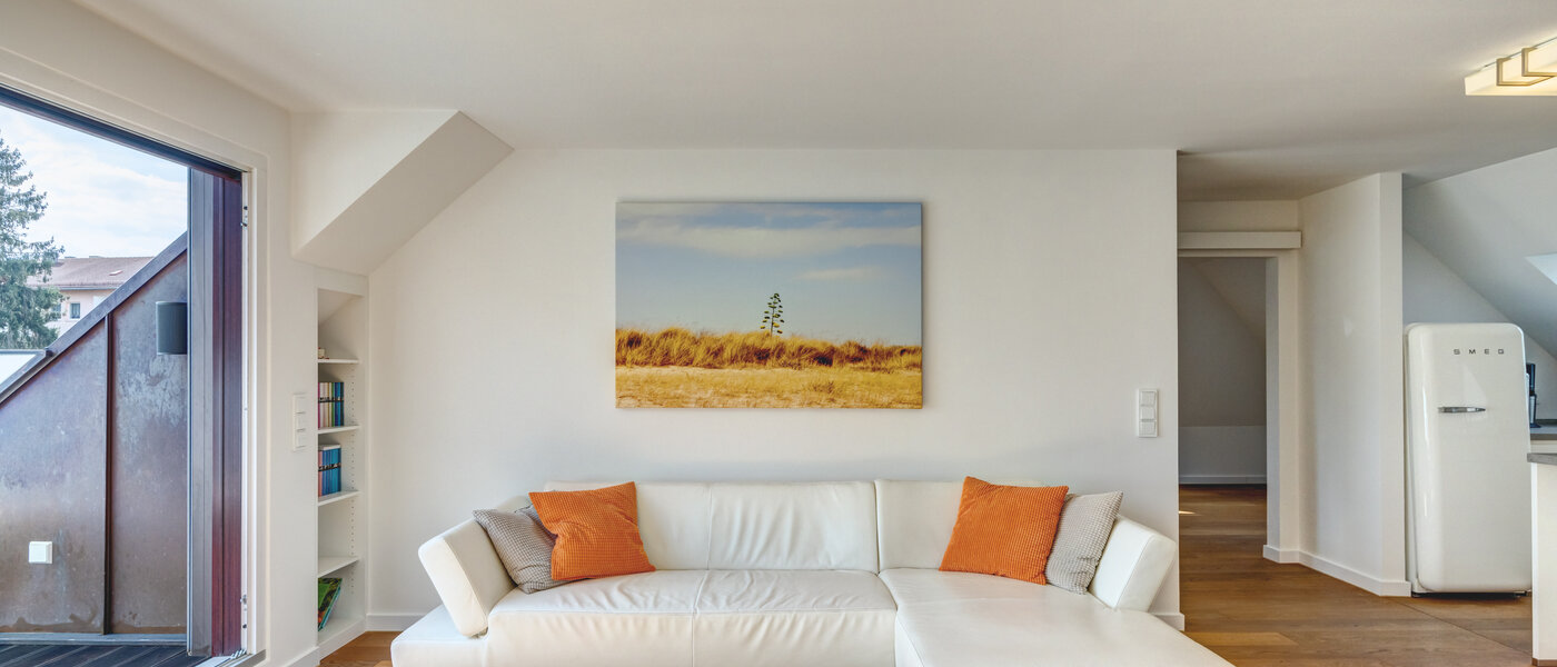 appartement avec terrasse sur le toit München Moosach 02 pièce à vivre 14797