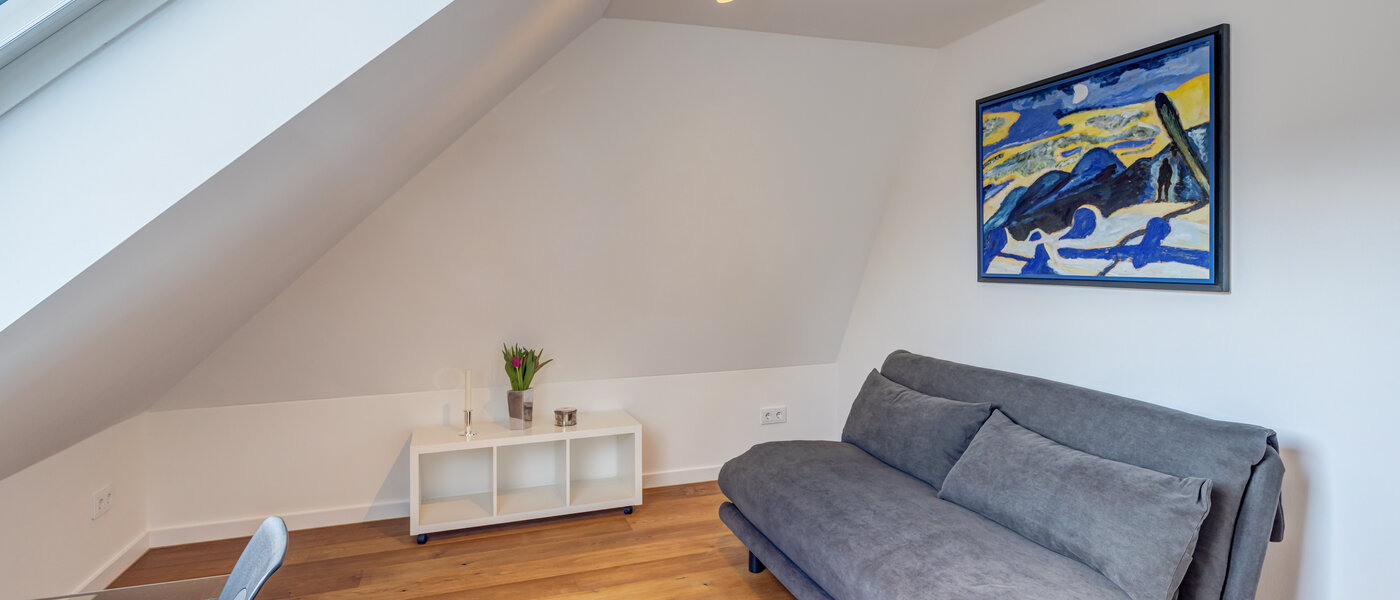 appartement avec terrasse sur le toit München Moosach 01 Bureau/Chambre d’amis 14797