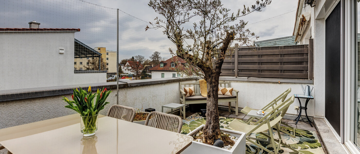 appartement style maisonnette Germering 02 terrasse sur le toit 14809