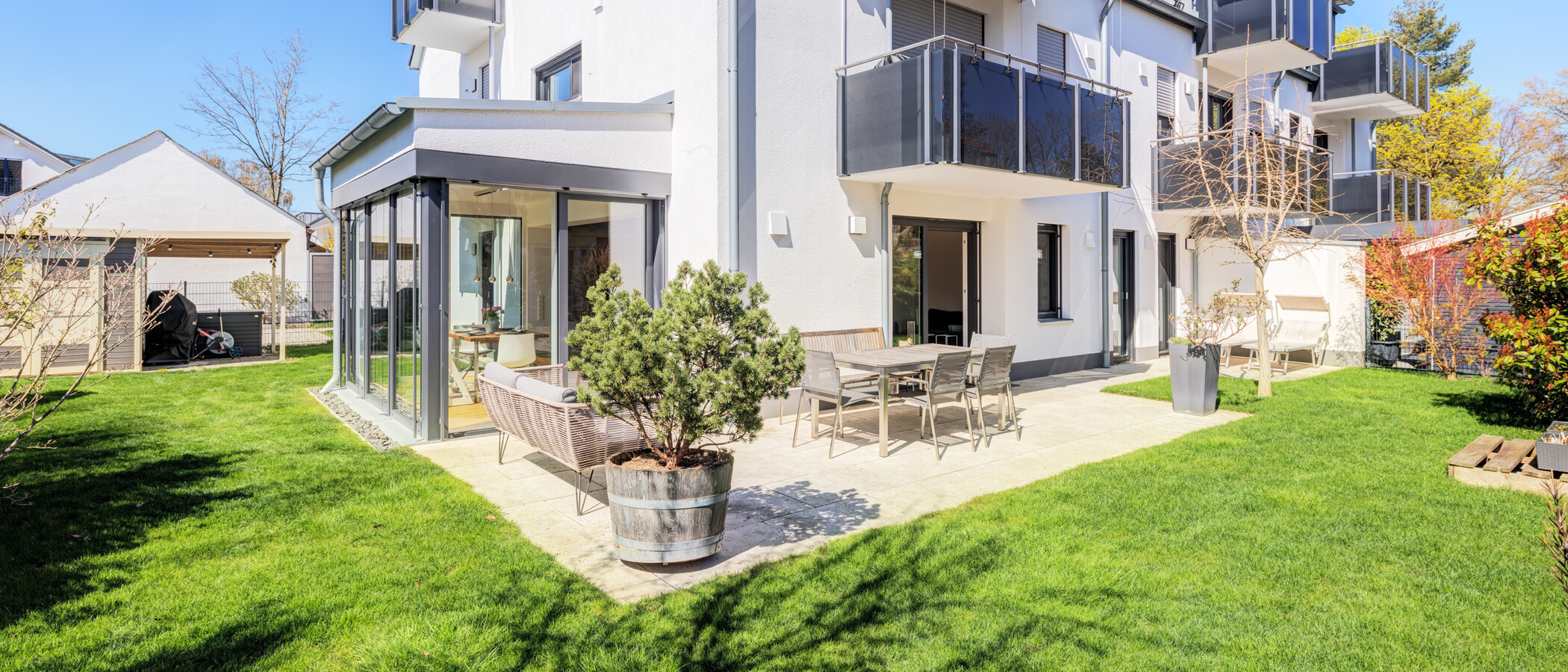 appartement Unterschleißheim Lohhof 01 jardin 14813