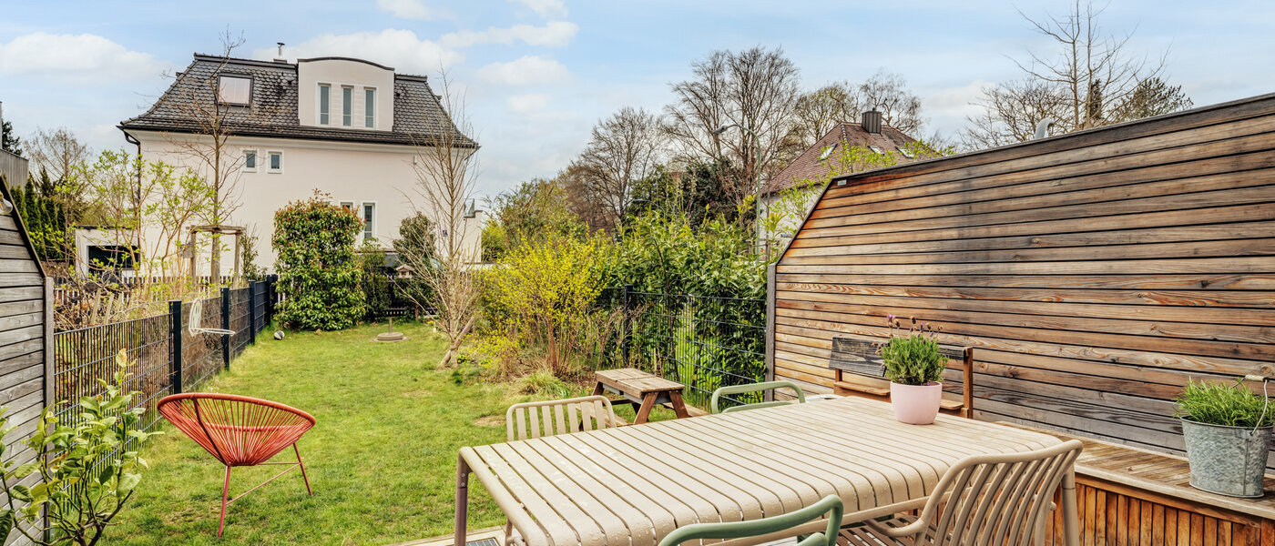 maison mitoyenne München Harlaching 01 jardin 14816