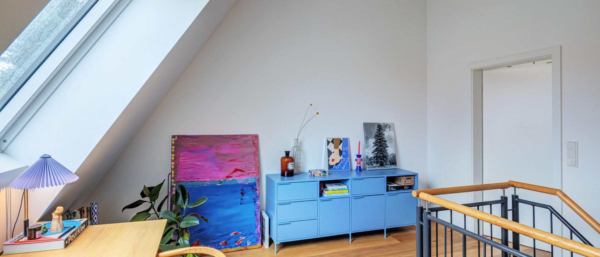 maison mitoyenne München Harlaching 03 coin bureau 14816