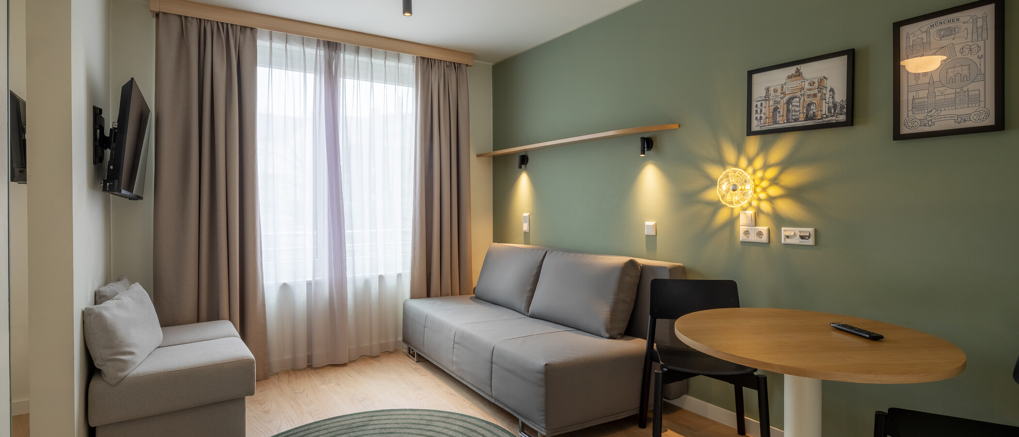 appartement München Schwanthalerhöhe 01 pièce à vivre 14817