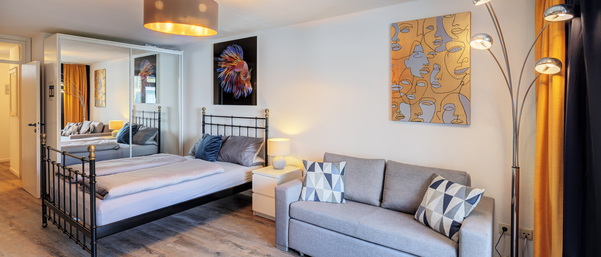 appartement München Maxvorstadt 03 pièce à vivre 14821