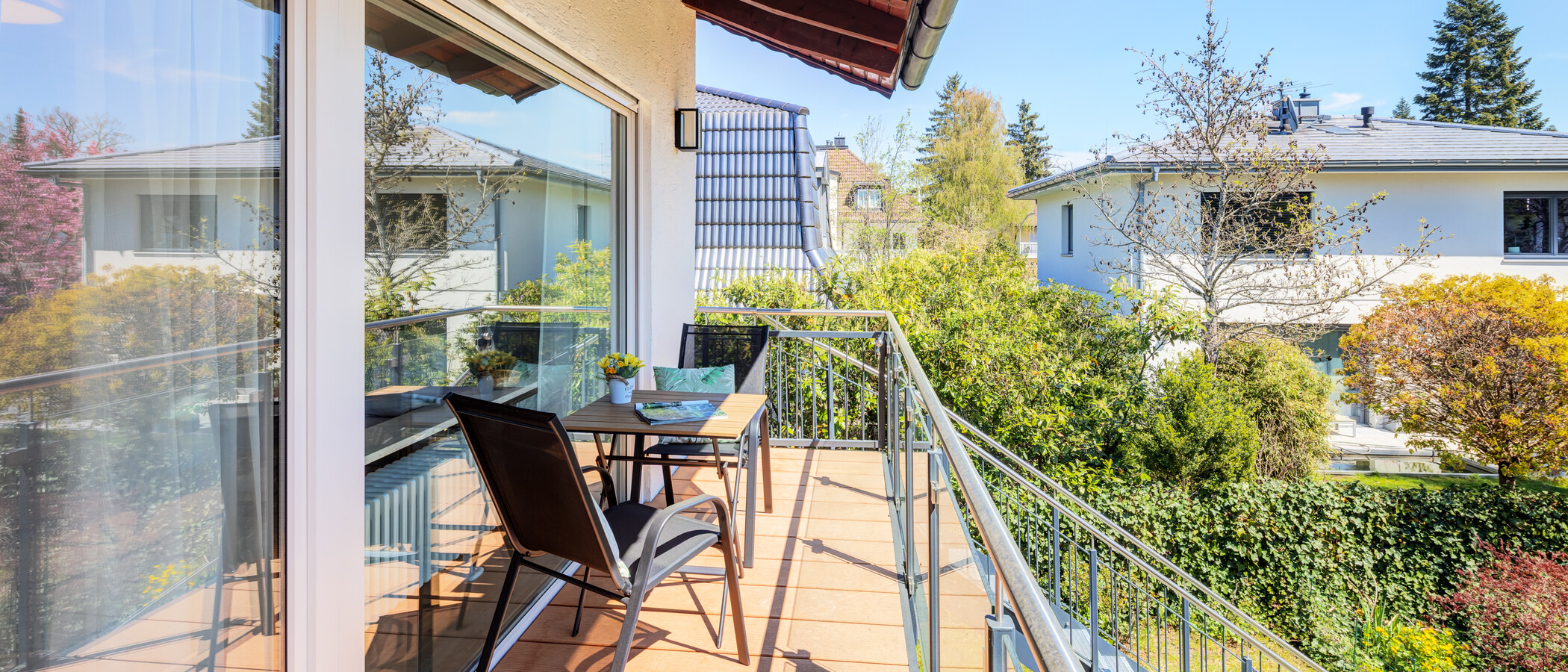 appartement style maisonnette München Waldtrudering 01 balcon 14825