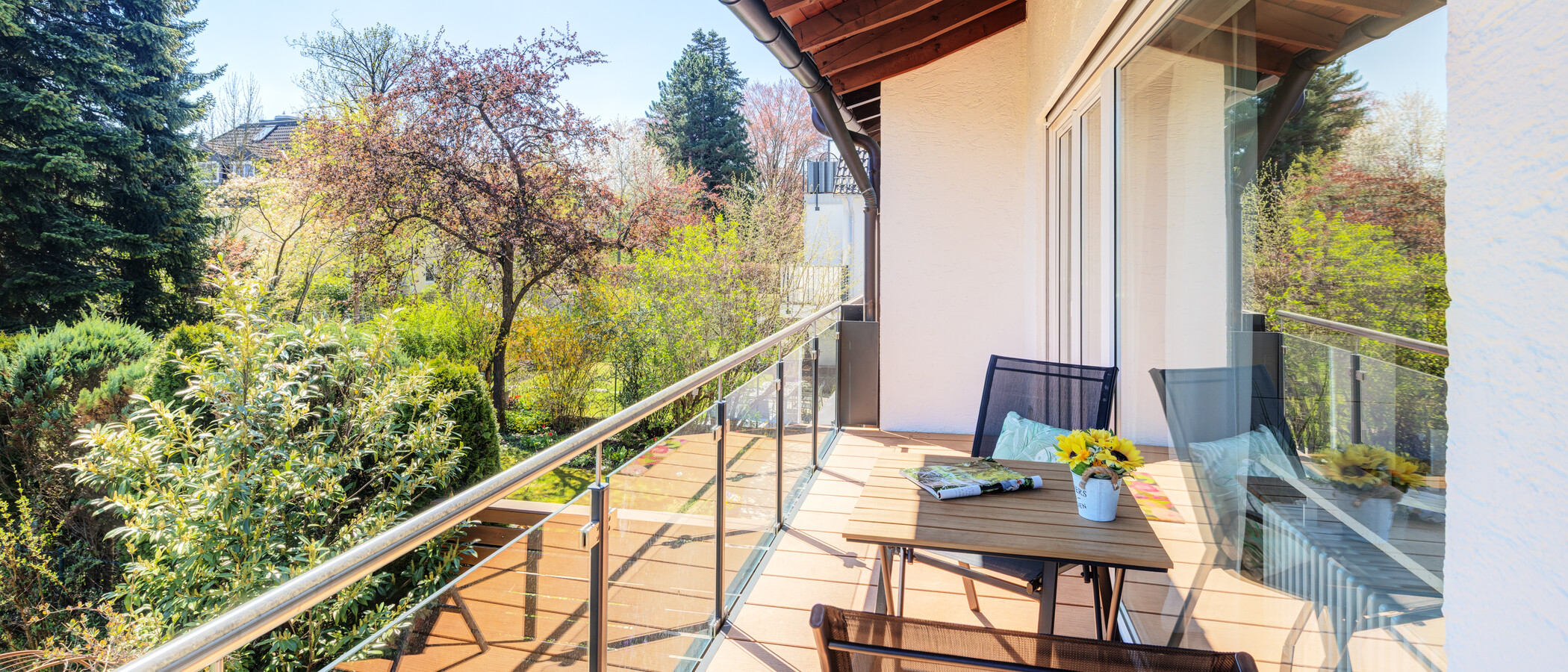 appartement style maisonnette München Waldtrudering 02 balcon 14825