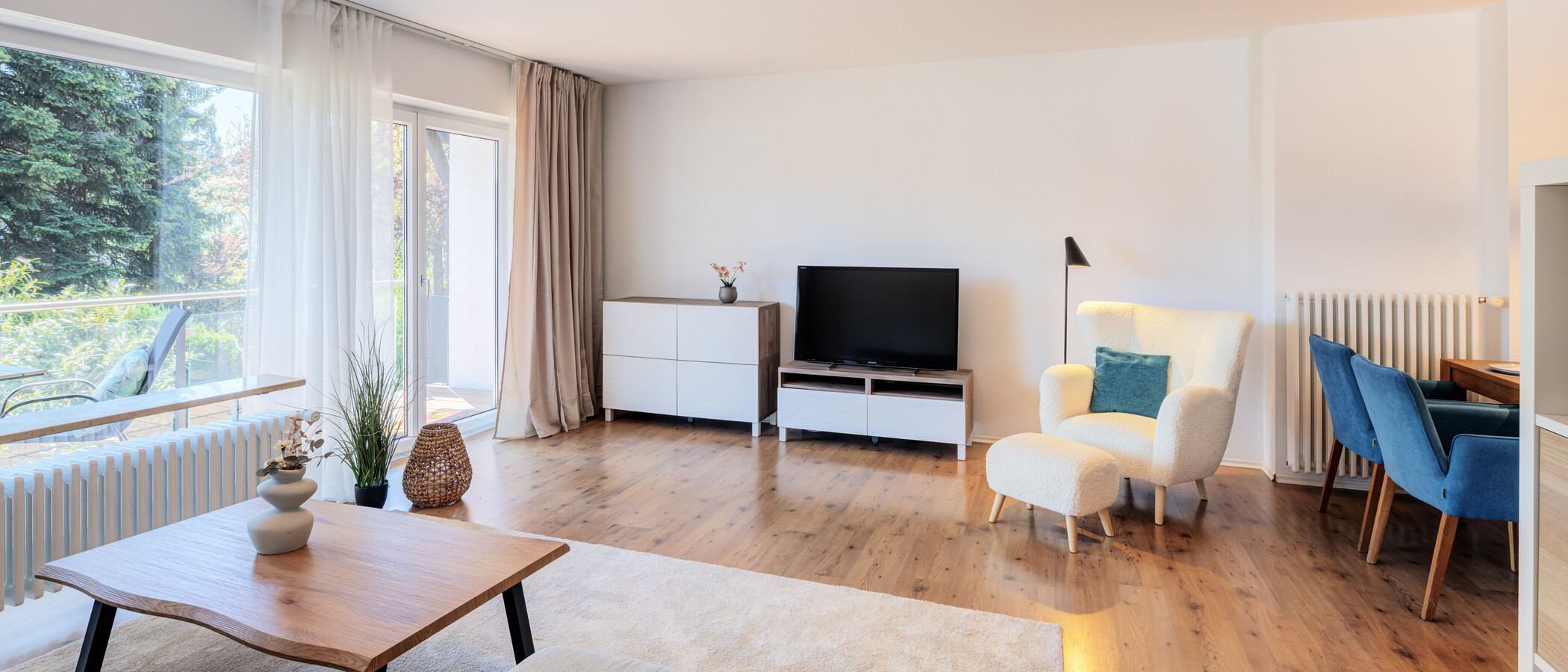 appartement style maisonnette München Waldtrudering 02 pièce à vivre 14825