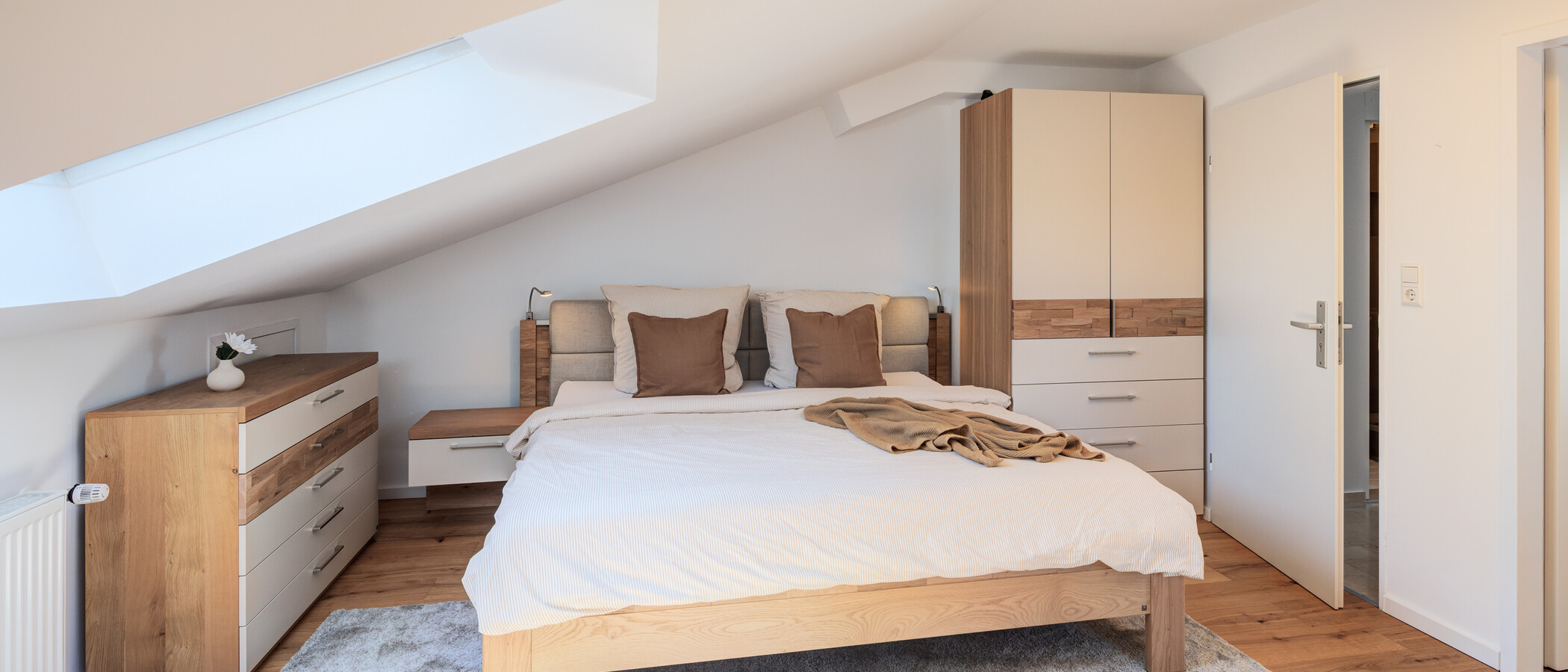 appartement style maisonnette München Waldtrudering 02 1ère chambre 14825