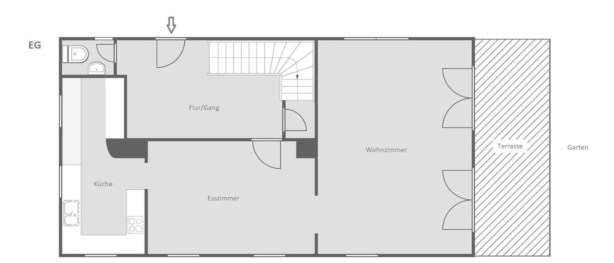 maison individuelle München Obersendling 01 plan d'étage 14826