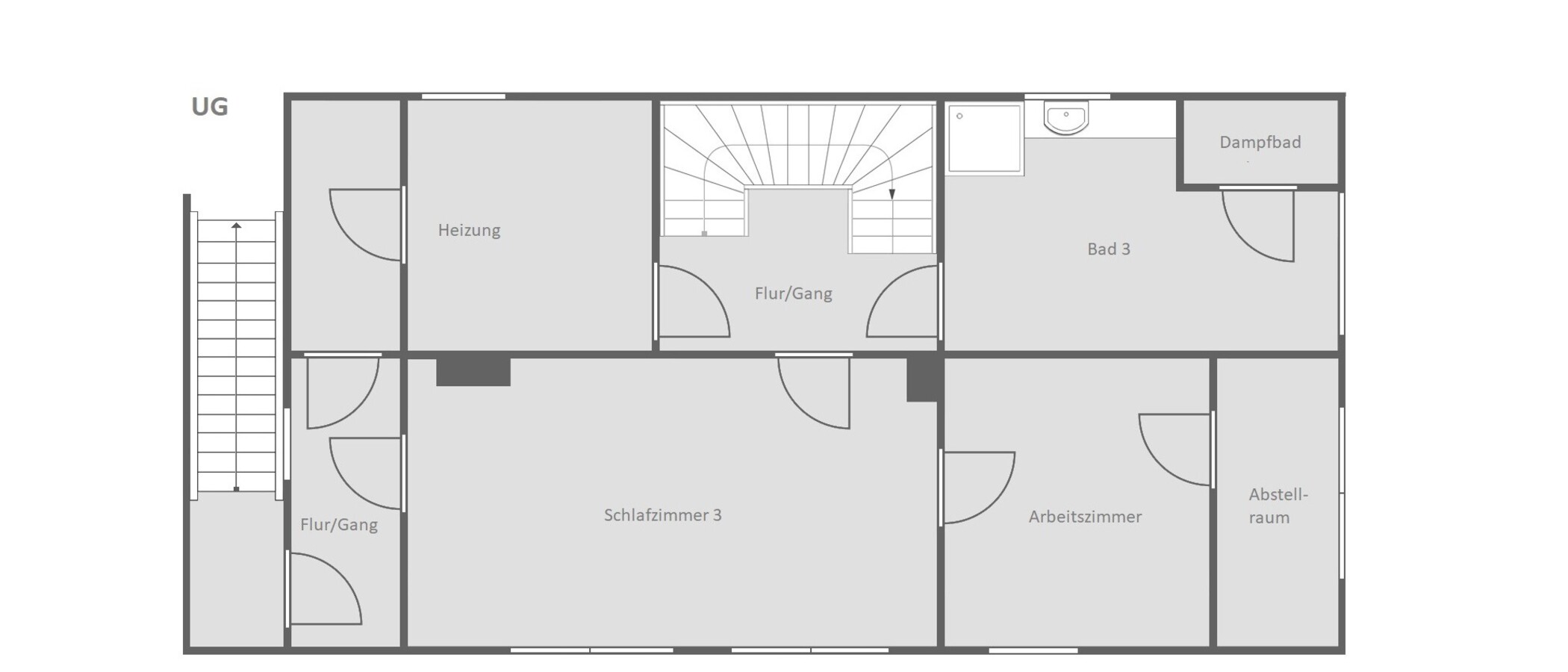 maison individuelle München Obersendling 03 plan d'étage 14826