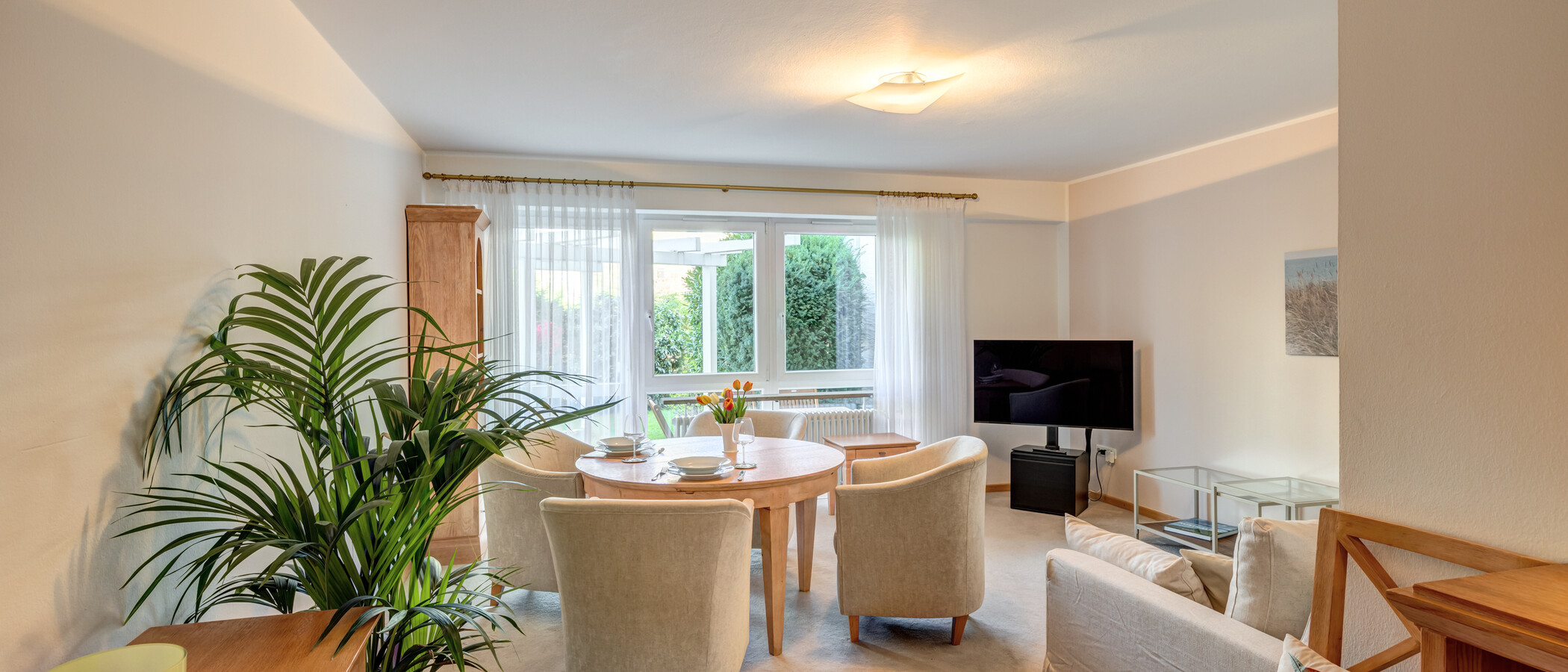 appartement München Mittersendling 01 salle de séjour 14827