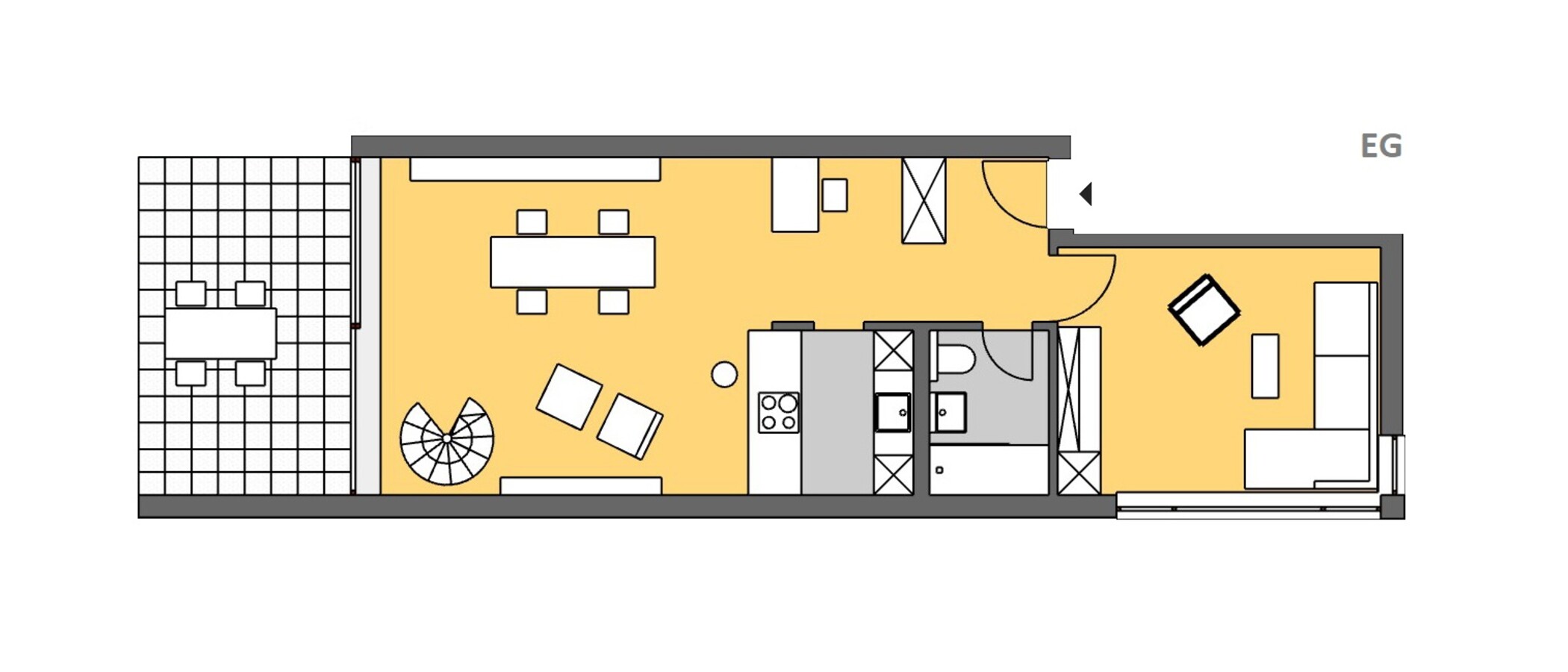 appartement München Oberföhring 01 plan d'étage 14829