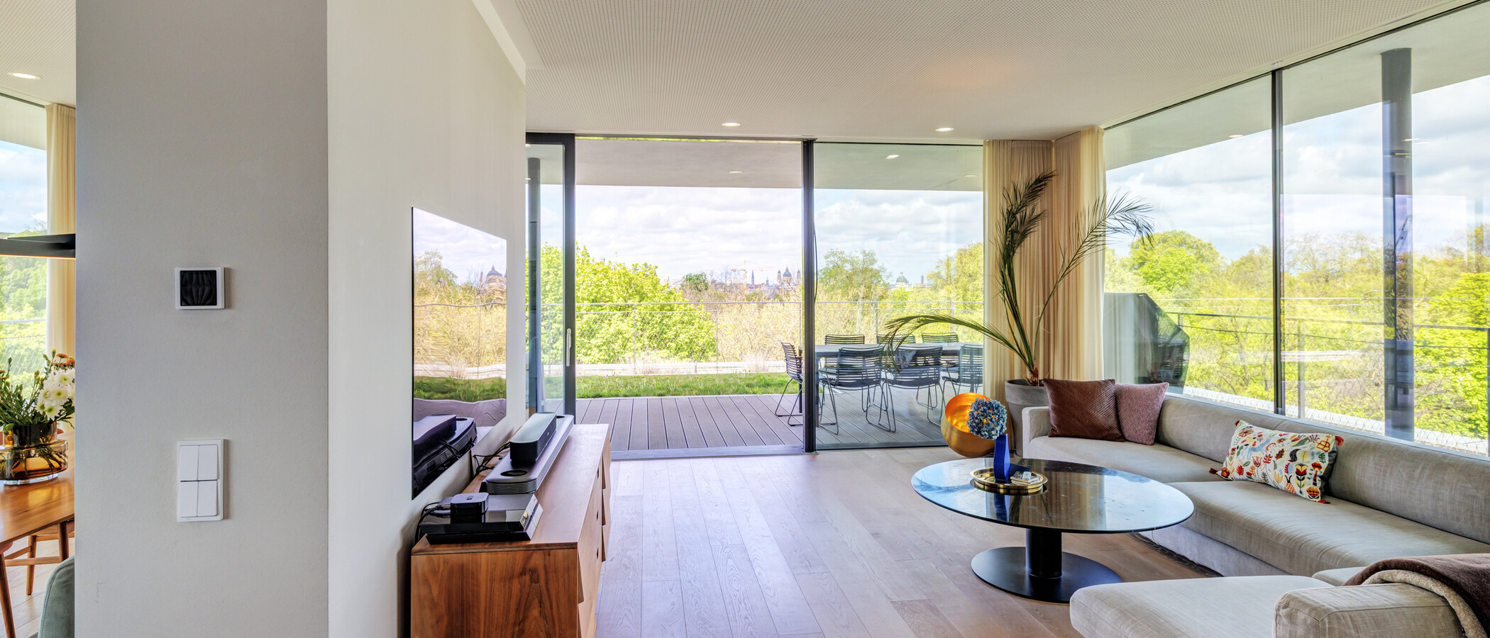 mansardé München Haidhausen 01 pièce à vivre 14832