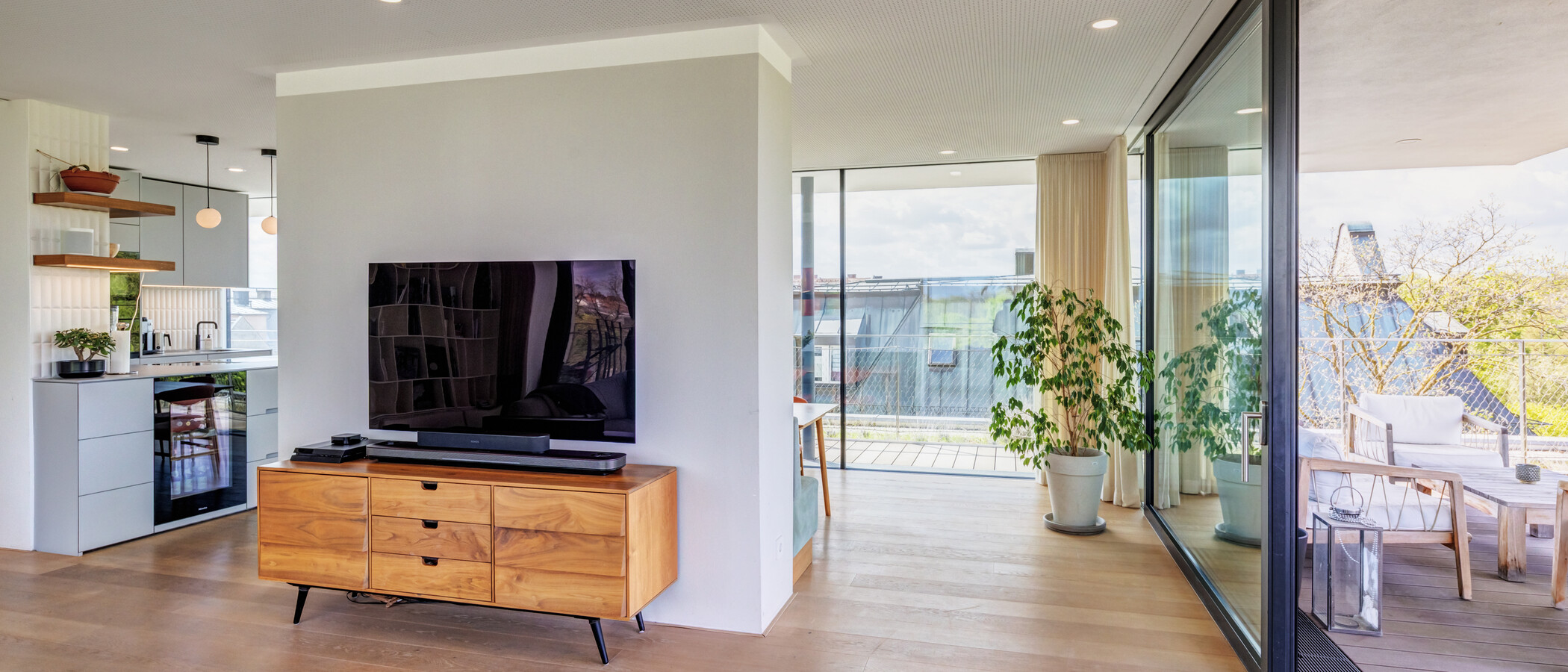 mansardé München Haidhausen 04 pièce à vivre 14832