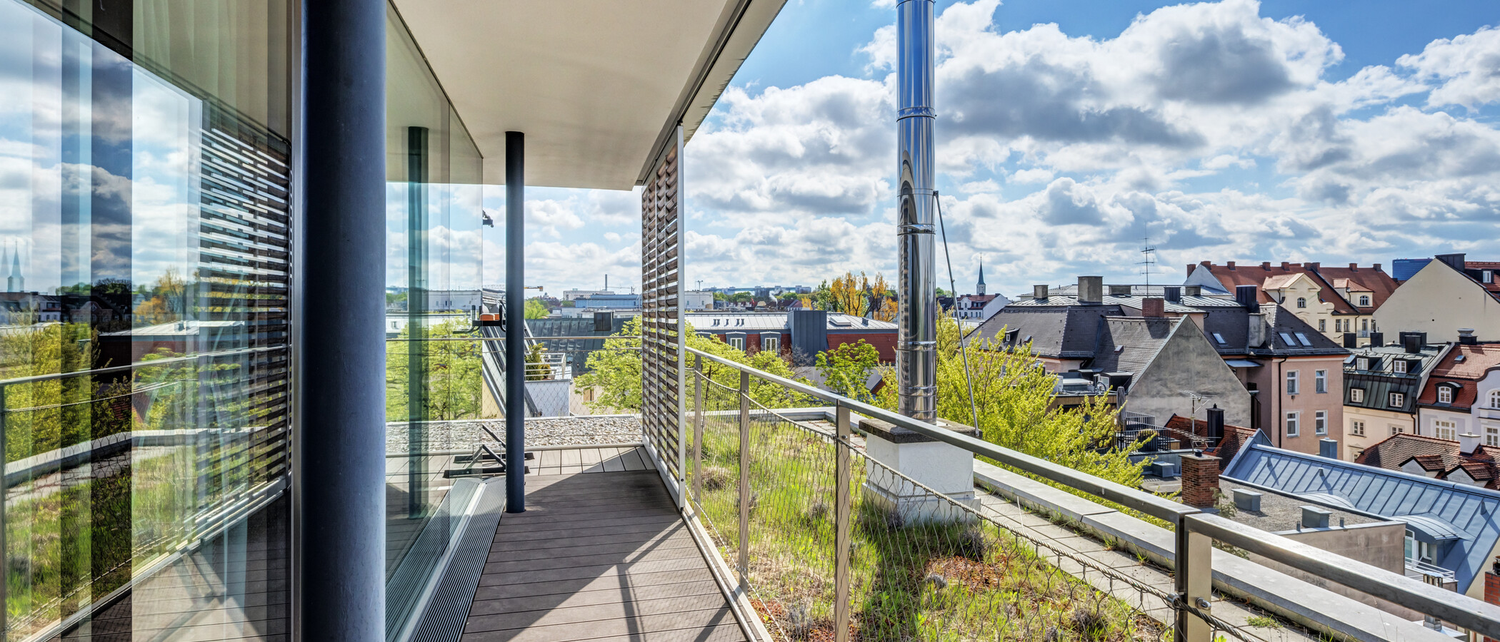 mansardé München Haidhausen 03 terrasse sur le toit 14832