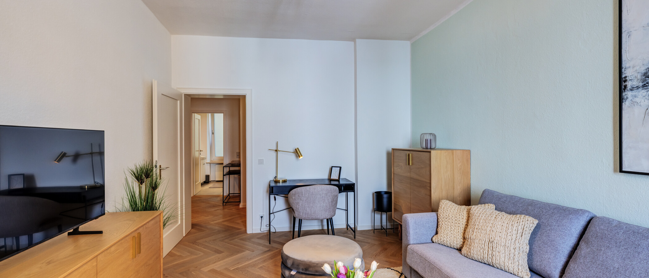 appartement München Glockenbachviertel 03 salle de séjour 14833